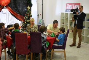 Douglas Stafford Mystery Shopping team support Community Christmas Lunch at 1000 Lakeside