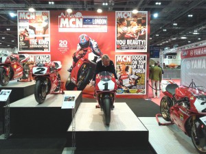 Carl Fogarty and Ducati shine at MCN London Motorcycle Show - Douglas Stafford Mystery Shopping