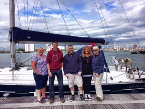 Lok'nStore team members join Douglas Stafford Mystery Shopping for a special corporate sailing day