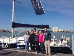 Vertu Motors team enjoy sailing day with Douglas Stafford Mystery Shopping