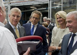 Bentley team treated to a royal visit from the Duke of York - Douglas Stafford Mystery Shopping