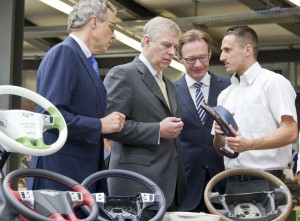 Bentley team treated to a royal visit from the Duke of York - Douglas Stafford Mystery Shopping