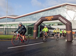 Douglas Stafford Mystery Shopping HR Manager takes part in Silverstone cycle challenge