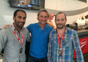 Douglas Stafford Mystery Shopping Managing Director with World Superbike legend Carl Fogarty