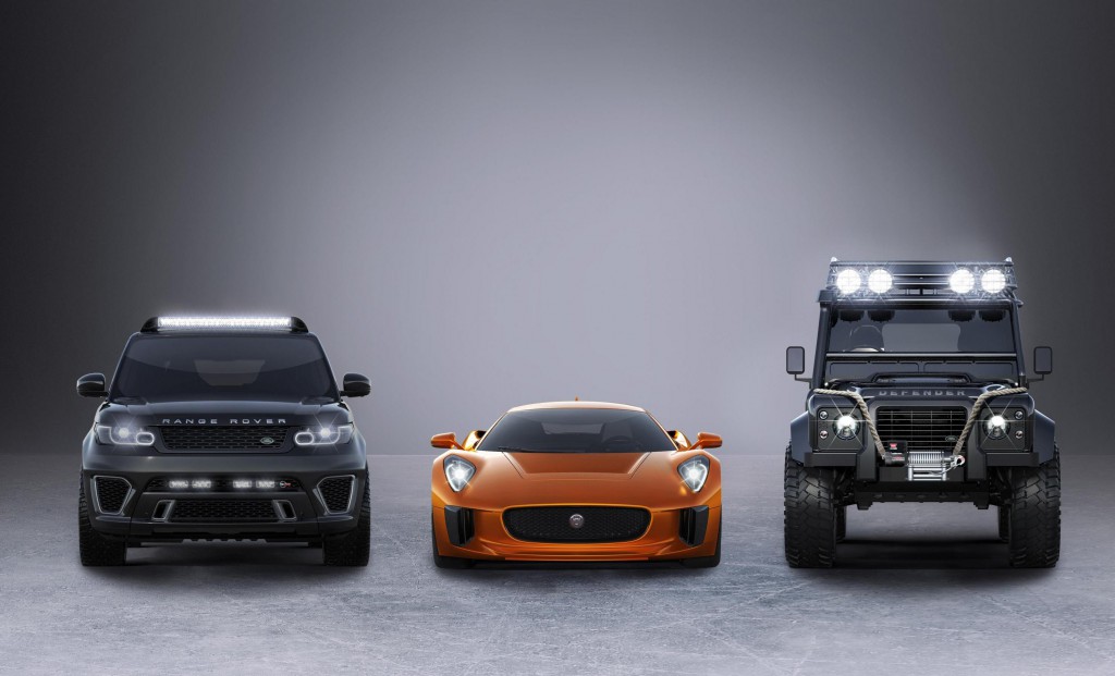 Jaguar Land Rover reveals its vehicle line-up for new Bond film Spectre - Douglas Stafford Mystery Shopping