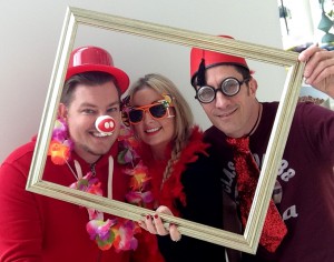 Douglas Stafford Mystery Shopping turns red in support of Comic Relief